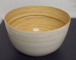 LEICHTE *KUNST (?) - HOLZ - SCHÜSSEL* TIPTOP/DM 29.5/H 17.5