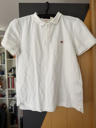 Weisses Levi's Polo Shirt für Herren, Grösse M, neuwertig