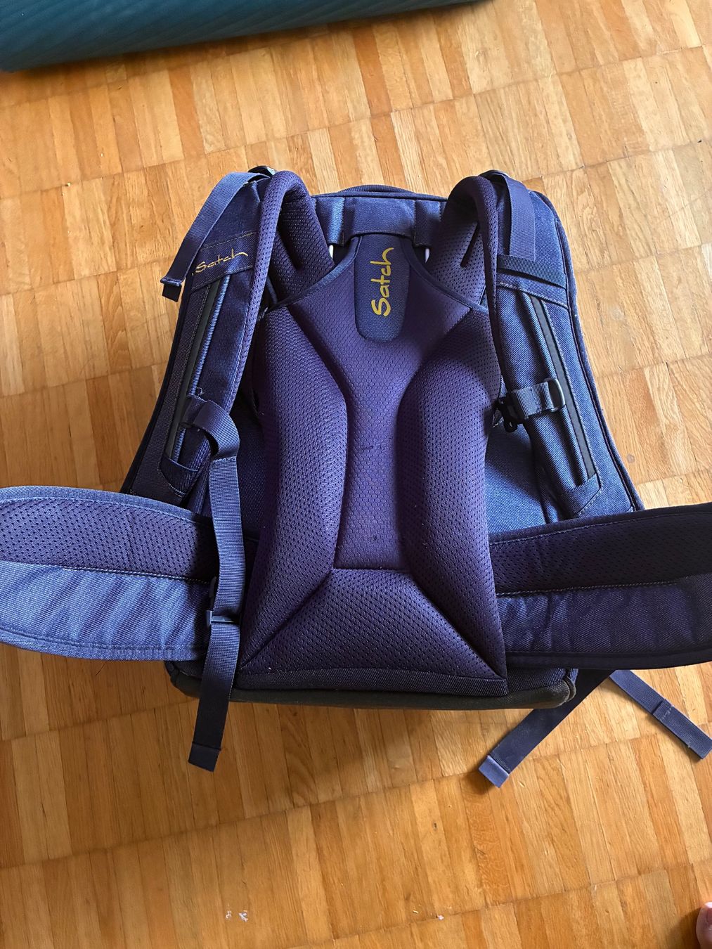 Satch Borse & Zaini: Satch Pack Schulrucksack Denim – Usato da Davos Platz venduto da hugo-peter 3