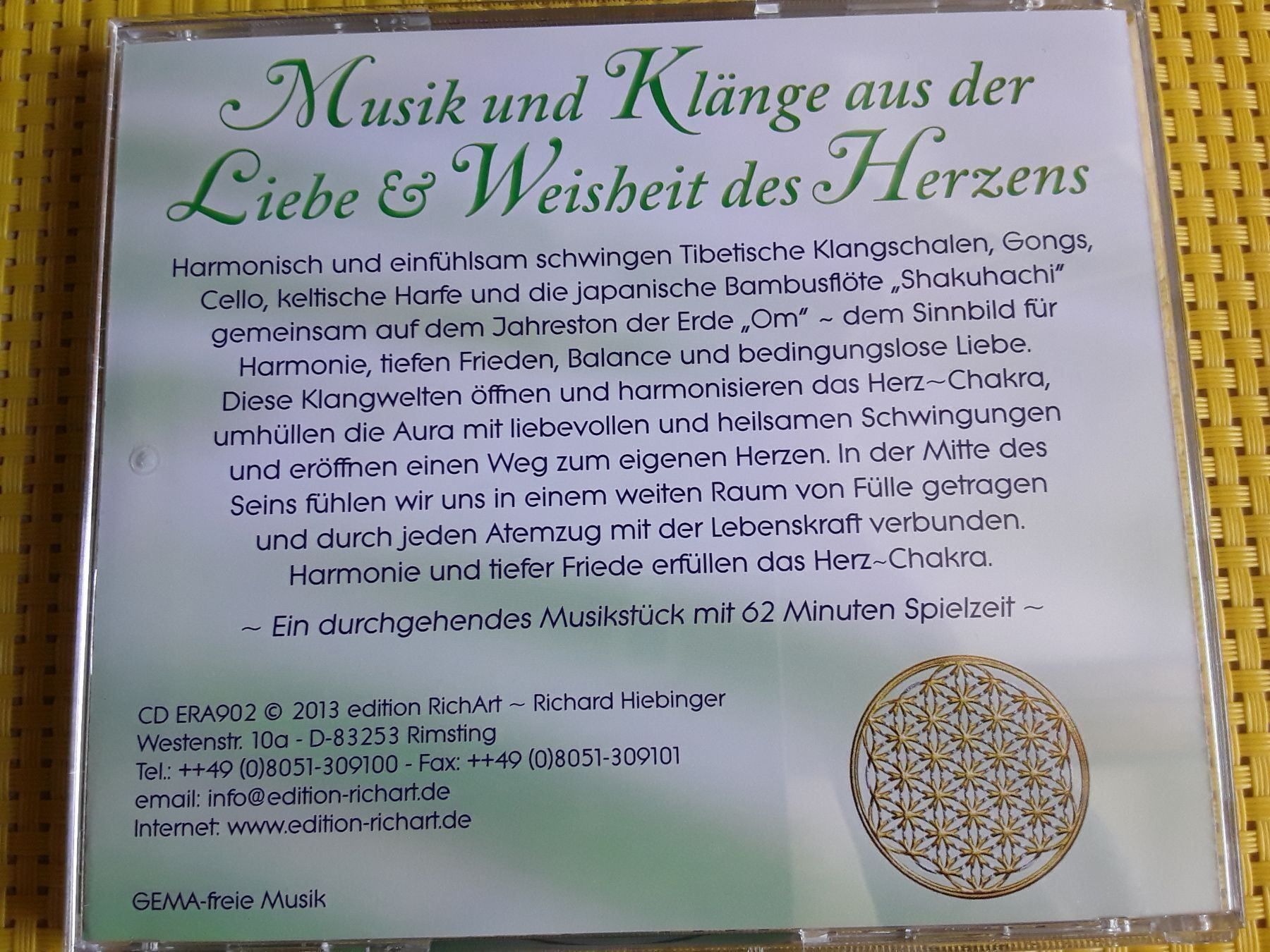 CD: CD - Herz Schwingungen  OM – Nuovo e nell'imballaggio originale da Rebstein venduto da Buchsi03 1