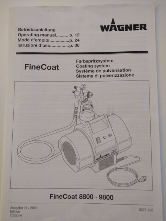 Wagner FineCoat 9700 – Aperçu – Actualités Airless Discounter - Pour