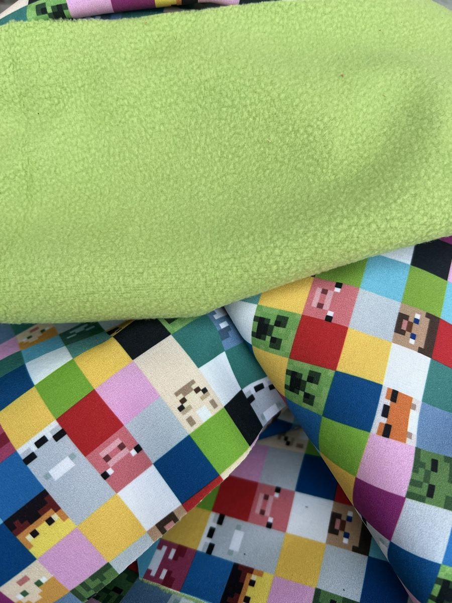 Stoffe: Softshell Meterware Kinder z.Teil Worldcraft – Neu (gemäss Beschreibung) aus Günsberg von MorningEgg22 3