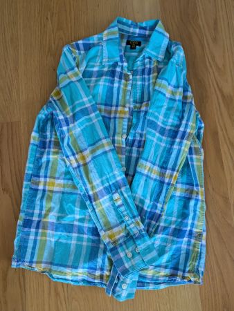 Chemise en lin OVS kids 13-14 ans lin bleu