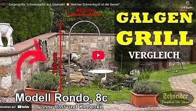 Grills: Grillgalgen - Modell Rondo 150 - 08b – Neu und originalverpackt aus Opfikon von huspi 4