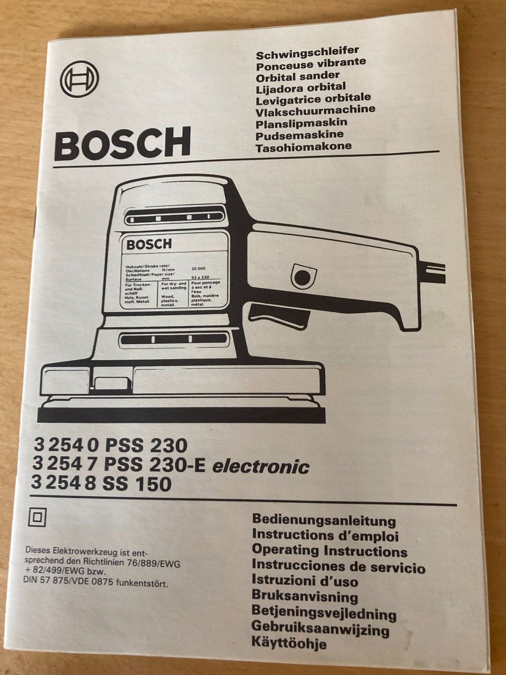 Bosch Aiguiseuses & polisseuses: Schwingschleifer Bosch SS150 – D'occasion à Urtenen-Schönbühl par urs_cc6j 1