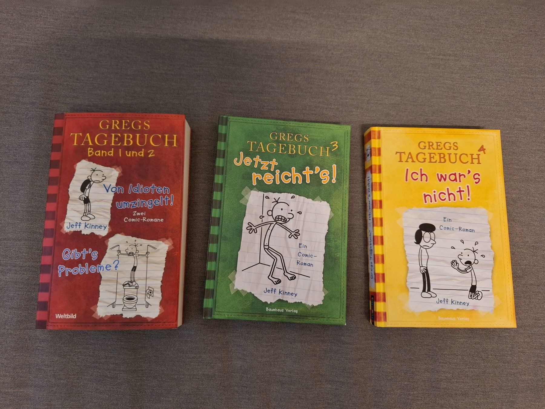 Bücher: Gregs Tagebuch Band 1 - 4 – Gebraucht aus Mels von Aloha86