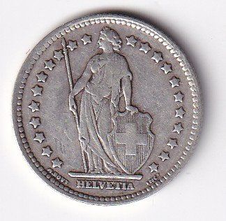 Tutti le monete: Schweiz 1 Franken 1934 – Usato da Neuchâtel venduto da karlpierrino 1