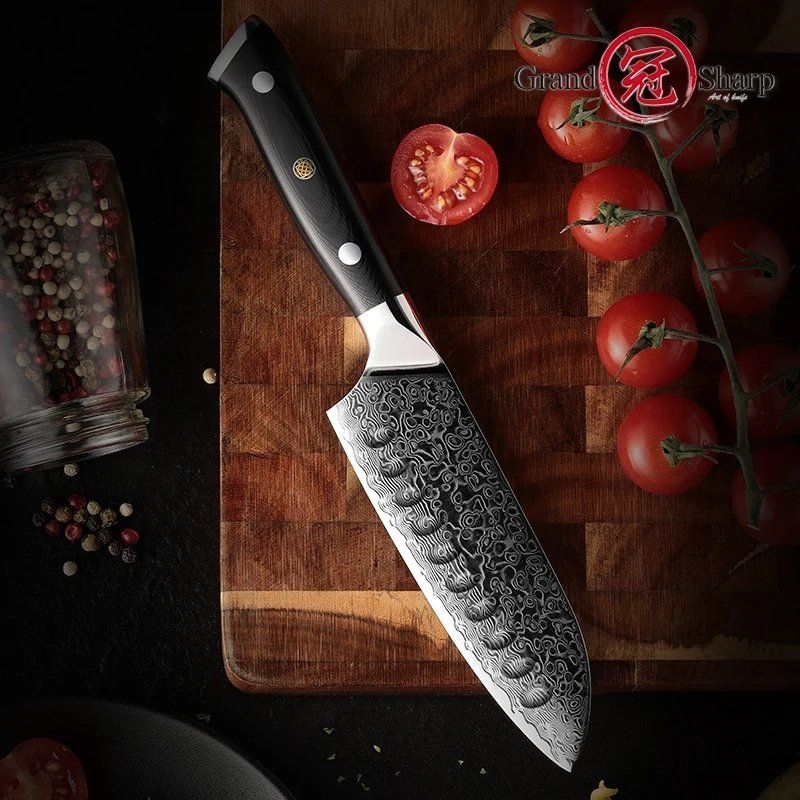 Coltelli da cucina: Japanisches Damaskus Küchenmesser Neu ! – Nuovo e nell'imballaggio originale da Suhr venduto da ChronixChronometer 3