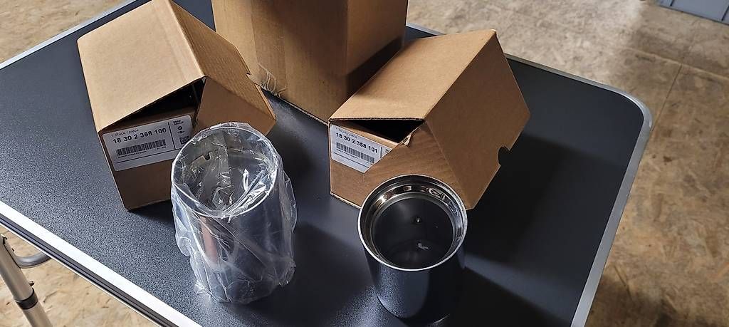 BMW Sistemi di scarico: Original BMW M Endrohrblenden – Nuovo e nell'imballaggio originale da Diepoldsau venduto da Sportcarfreak 1