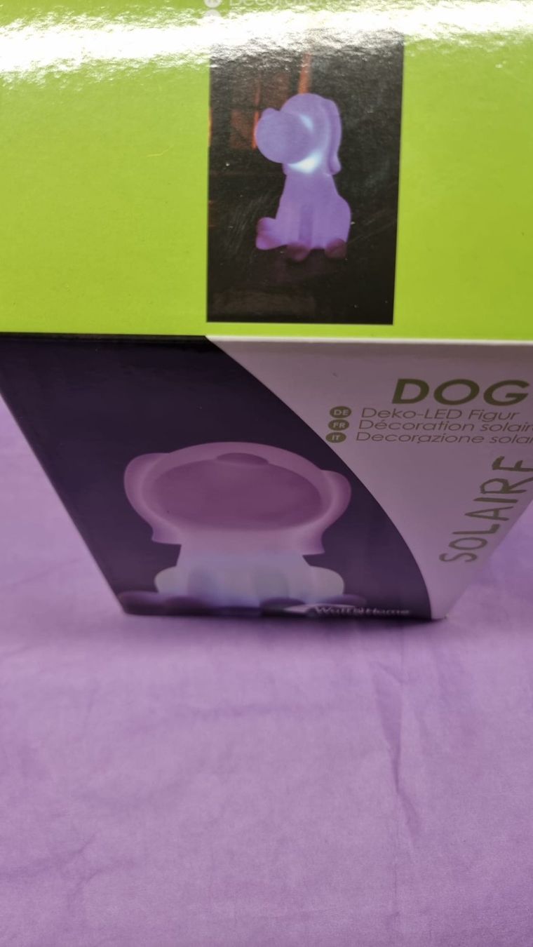 Lampen: Solarlampe Hund multicolor – Neu (gemäss Beschreibung) aus Rebstein von James-Dean 3