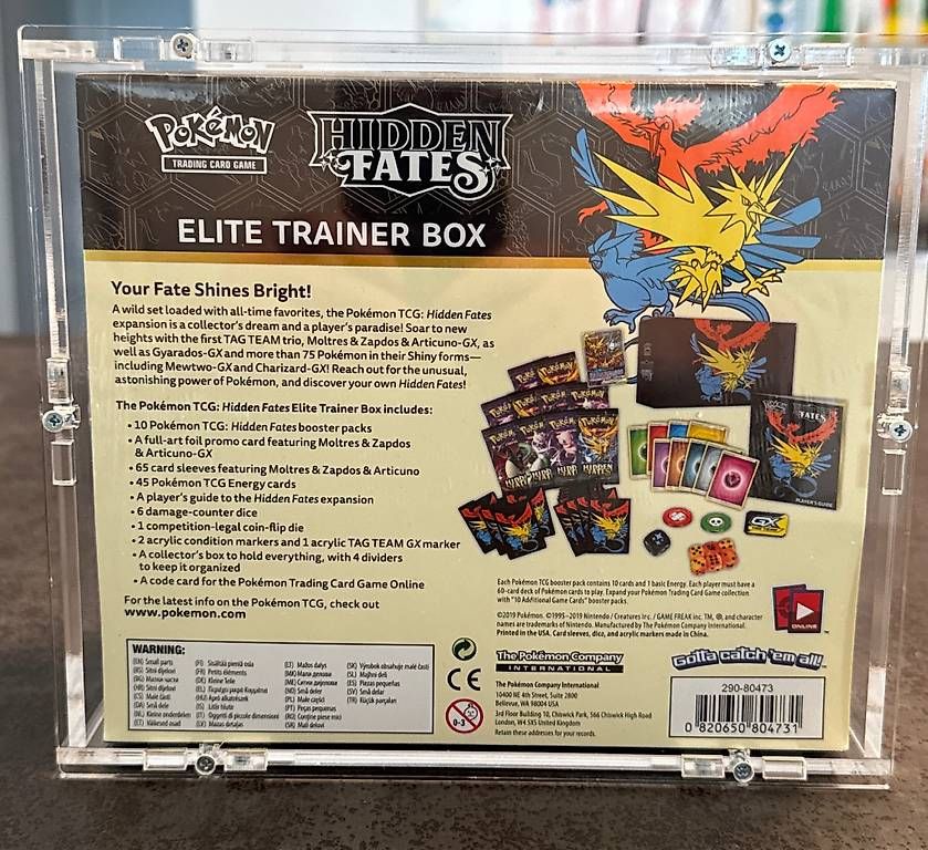 Pokémon Carte collezionabili: Hidden Fates Elite Trainer Box – Nuovo e nell'imballaggio originale da Penthaz venduto da Loupuce 2