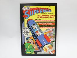 AK Superman Story Of Superman's Life Comic Cover Postkarte