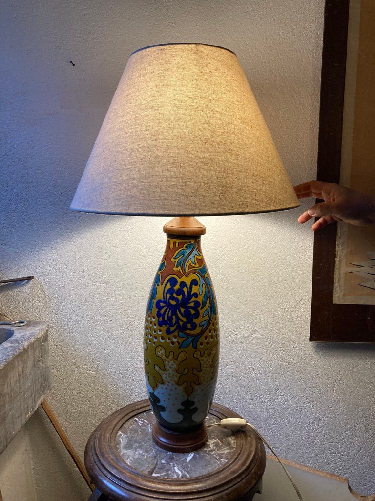 Lampade: Lampe GOUDA ancienne antik – Usato da St-Cierges venduto da LeRegain 2
