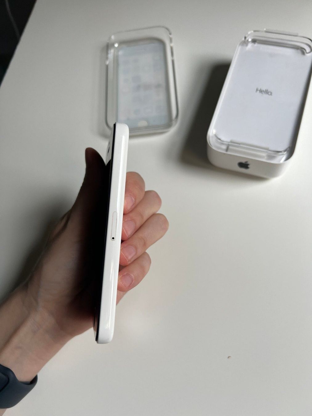 Apple Telefoni cellulari / Smartphones: iPhone 5C with box, white – Usato da Zürich venduto da cefanie 5