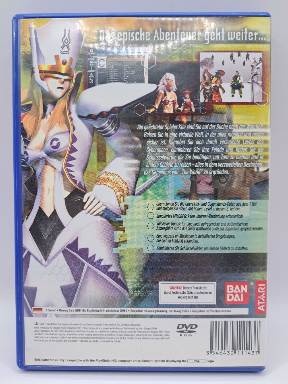 Spiele: .Hack // Mutation Part 2 Multi5 (Playstation 2/PS2) – Gebraucht aus Balgach von Wasnwasn 1