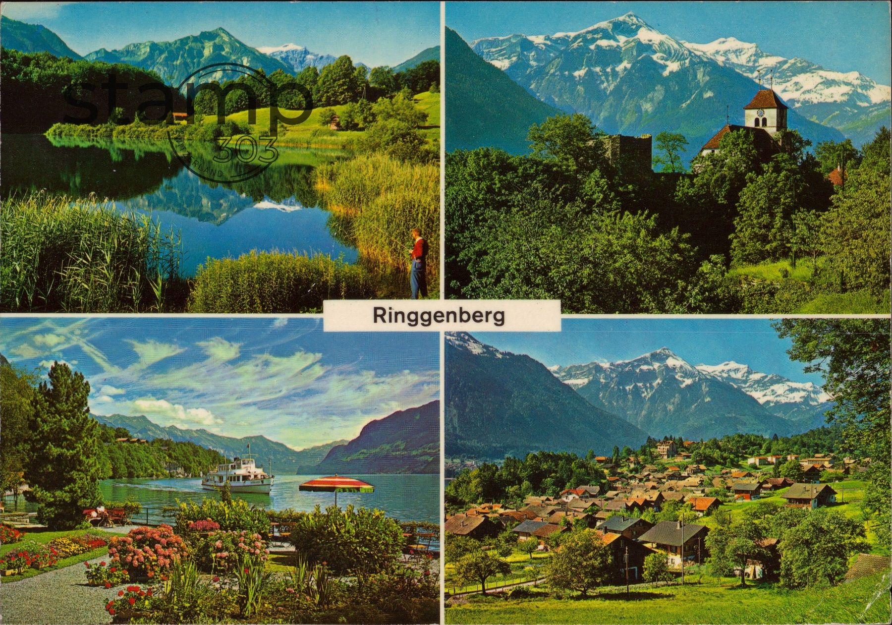 Cartoline postali: AK Ringgenberg am Brienzersee – Usato da Eggersriet venduto da stamp303