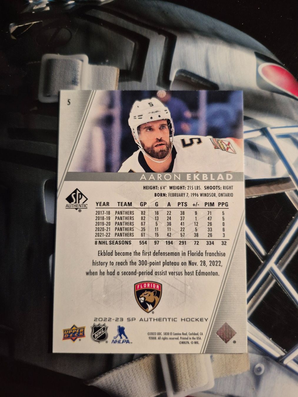 NHL Sammelbilder & Trading cards: NHL Aaron Ekblad Florida Panthers – Gebraucht aus Treiten von Sauber73 1
