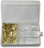 270 pcs - Assortiment de cosses non-isolées