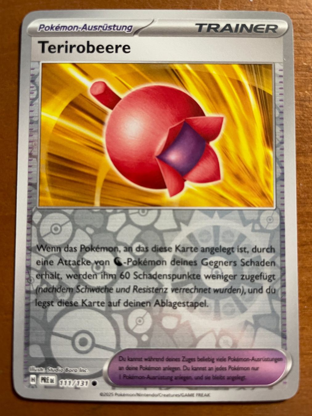 Pokémon Carte collezionabili: Pokemon Terirobeere Reverse (Versand gratis) – Nuovo (secondo la descrizione) da Chur venduto da Angerson
