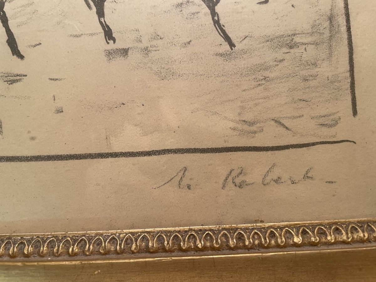Grafica & Litografie: A. Robert, Litho, Handsigniert – Usato da Hindelbank venduto da chinok01 6
