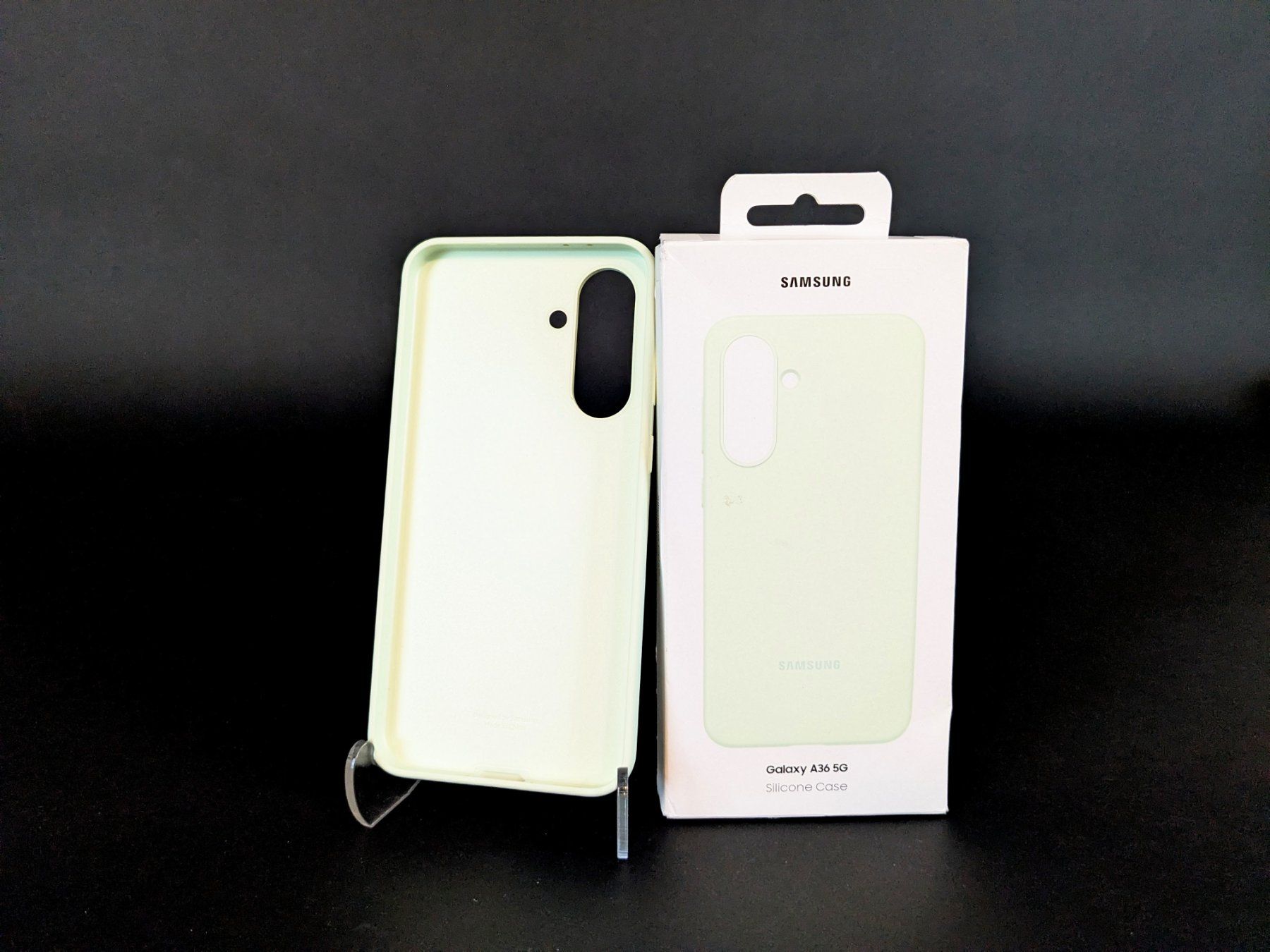 Samsung Cover & Protezioni schermo: SAMSUNG Galaxy A36 5G Silicone Case pastellmint – Nuovo (secondo la descrizione) da Thun venduto da Restwert_Thun 1