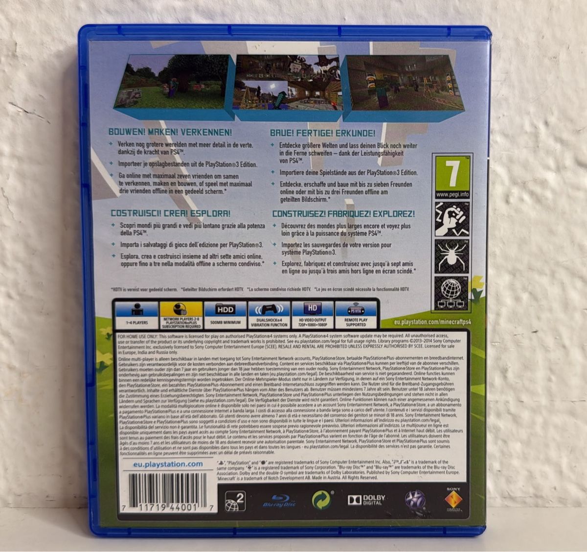 Sony Spiele: Minecraft PlayStation 4 Edition - PS4/PS5 Game – Gebraucht aus Ehrendingen von bubulence 1