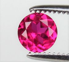 2x 0.27Ct Natur Rubin Thailand geprüft
