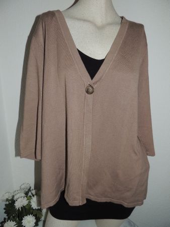 SCHÖNE STRICKJACKE "KINGFIELD" VISCOSE NEU XL