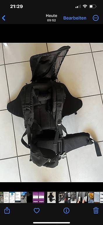 Hauck Marsupi portabebè: Hauck Tragerucksack Rückentrage – Usato da Gunzwil venduto da Mercurina82 4