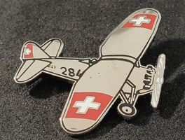 GG084 - Pin Altes Schweizer Sport Flugzeug