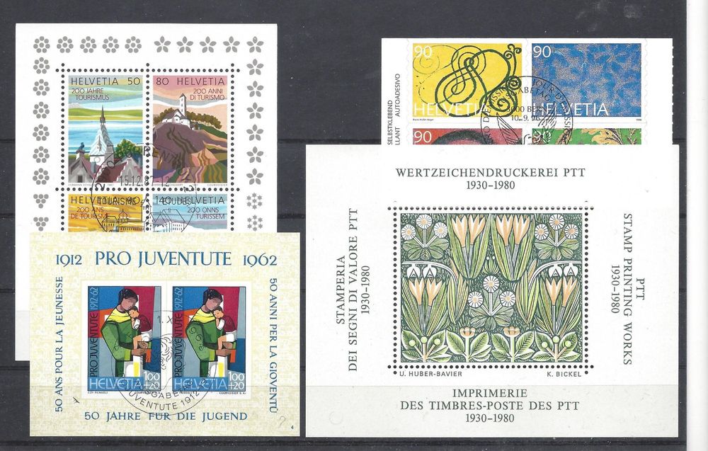 2 Blocks, MH, Vignette (Neu (gemäss Beschreibung)) in Les Valettes für ...