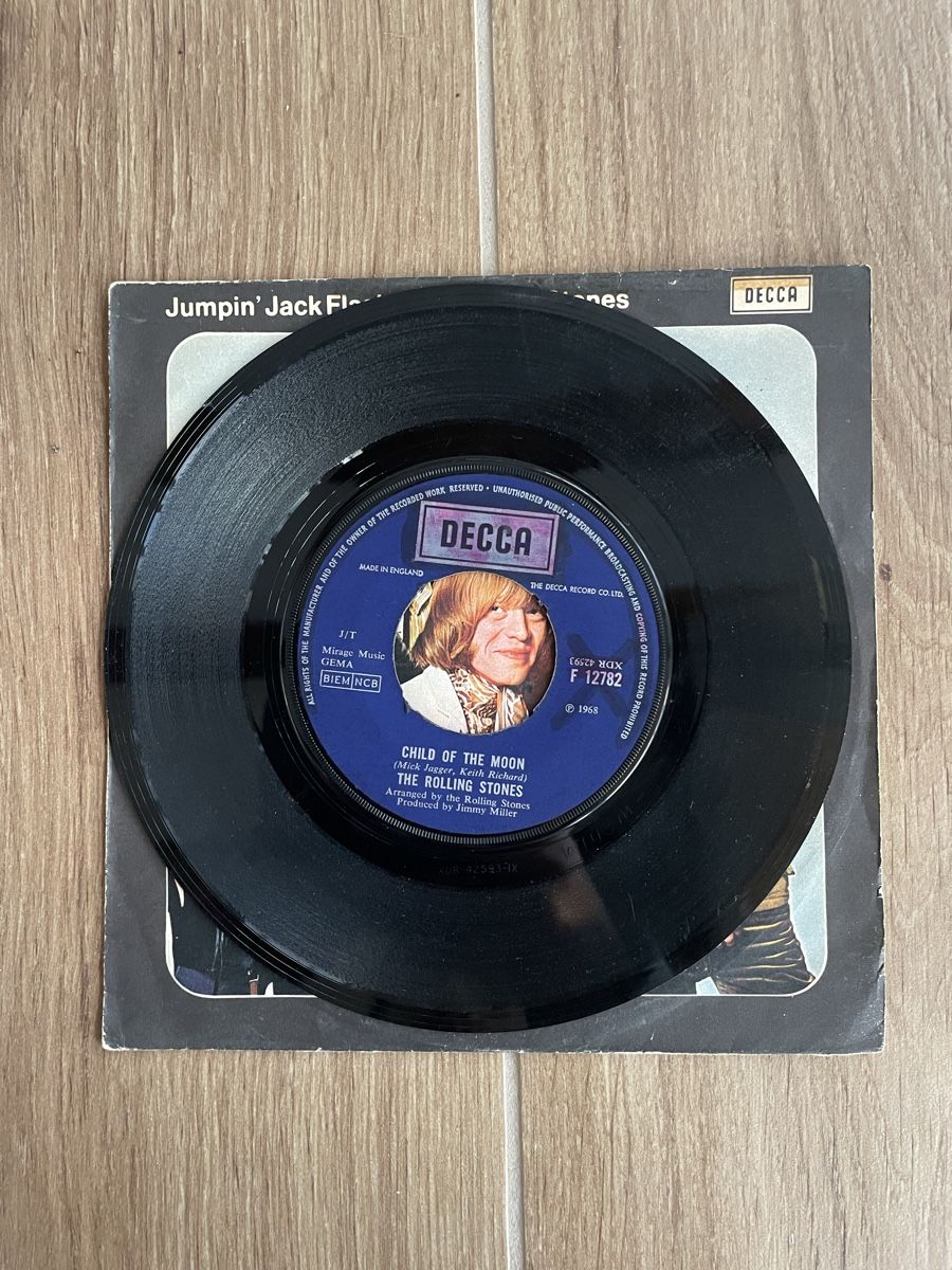 Dischi in vinile: Rolling Stones - 45 tours - Jumpin' Jack Flash – Usato da Lonay venduto da ju-71 4