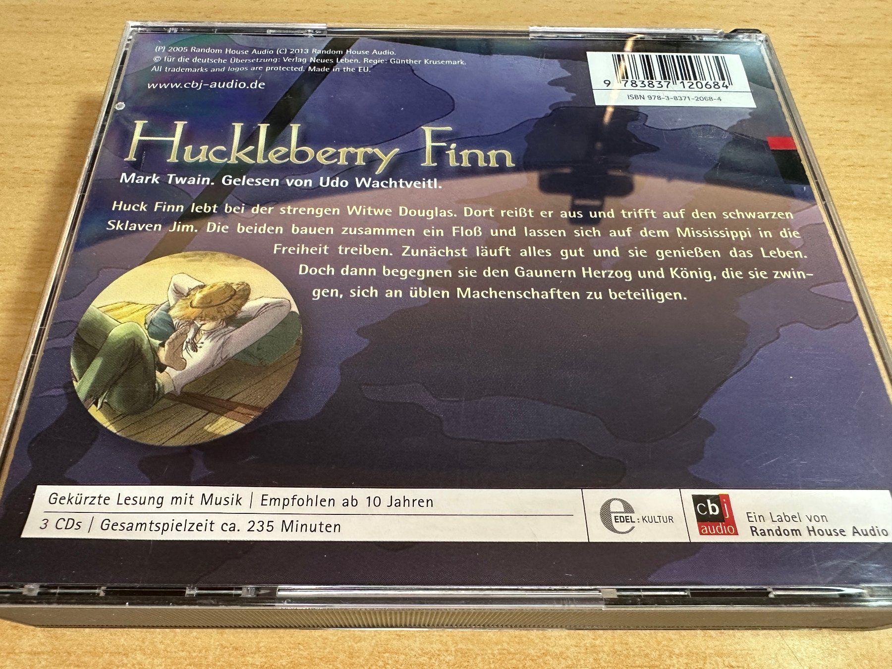 Audiolibri: Mark Twain - Huckleberry Finn - 3 CD – Usato da Rikon im Tösstal venduto da Alpenmutz 1