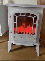 Kaminofen elektrisch, weiss, neuwertig für gemütliche  Abend