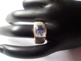 Ring, Silber/Labradorit, Durchm.58mm (8)