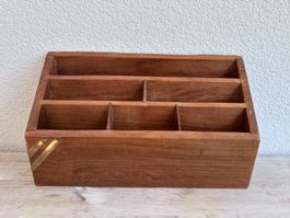 Organiseur de bureau en bois