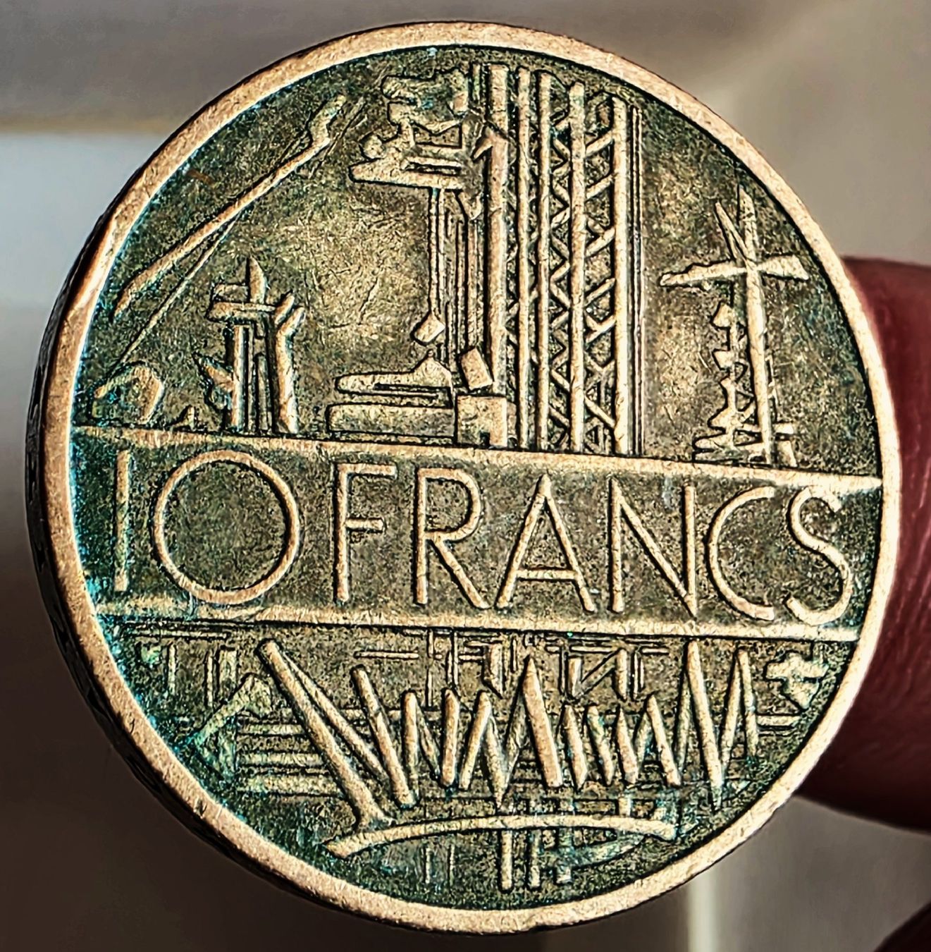 Tutti le monete: FRANKREICH 10 FRANCS 1980 – Usato da Winterthur venduto da Creso70