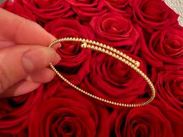 750 Gelbgold / Armband / Armreif