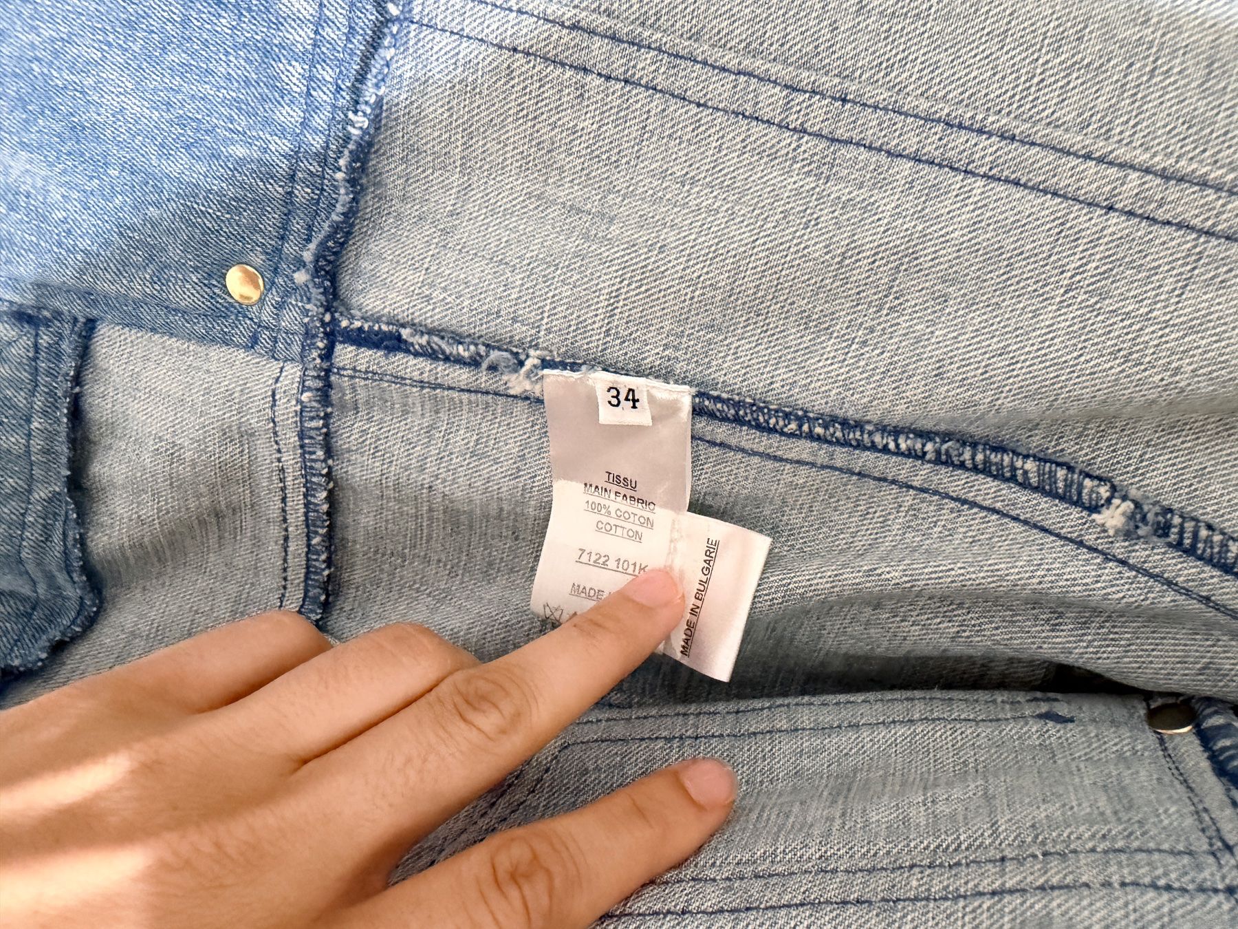 Balmain Jacken: Balmain Jeansjacke Grösse 34 – Gebraucht aus Roggwil TG von est_r5x7 1