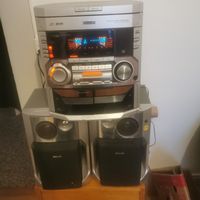 Chaîne Hi-Fi Philips, 3 CD, platine cassette, il marche