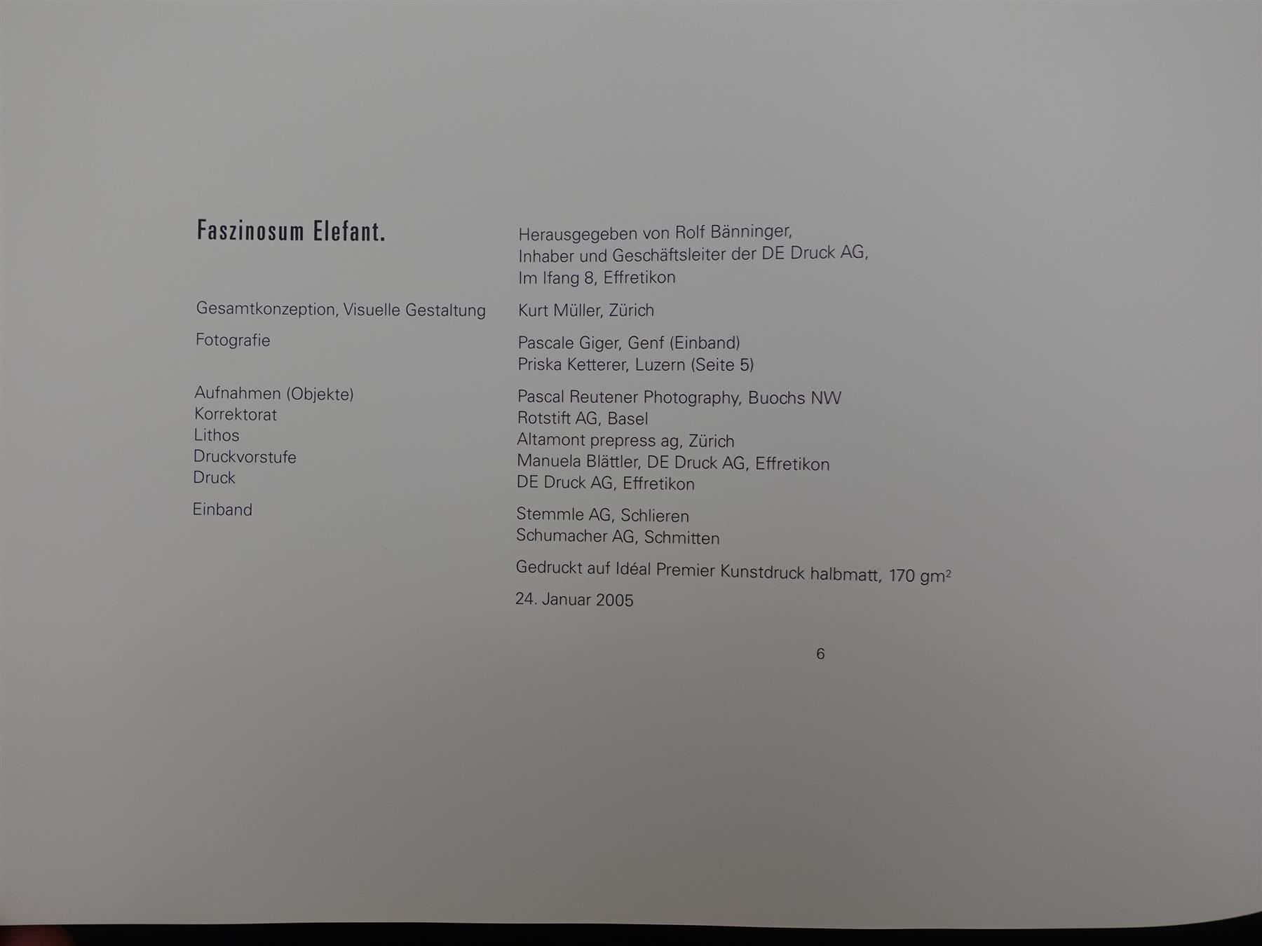 Libri: Faszinosum Elefant mit CD / Dimitri u.a. – Usato da Gutenswil venduto da Optico 3