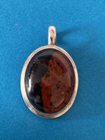 Silberanhänger (800) jaspis/onyx (5cm)
