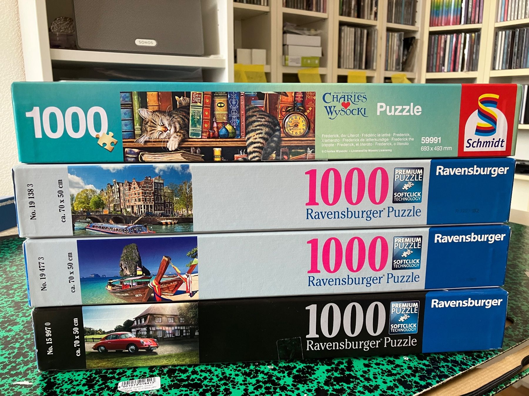 Puzzle: 4 Puzzle-Sammlung 1000 Teile – Usato da Rüti ZH venduto da Ochello 1