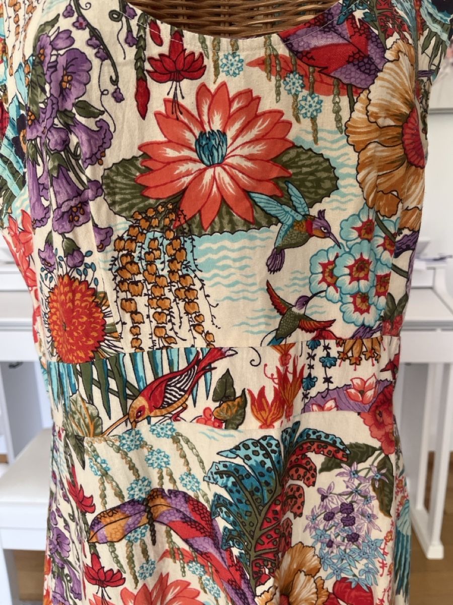 Vestiti: Kleid mit Blumenmuster, Baumwolle, M – Usato da Solothurn venduto da Bobesch08 2