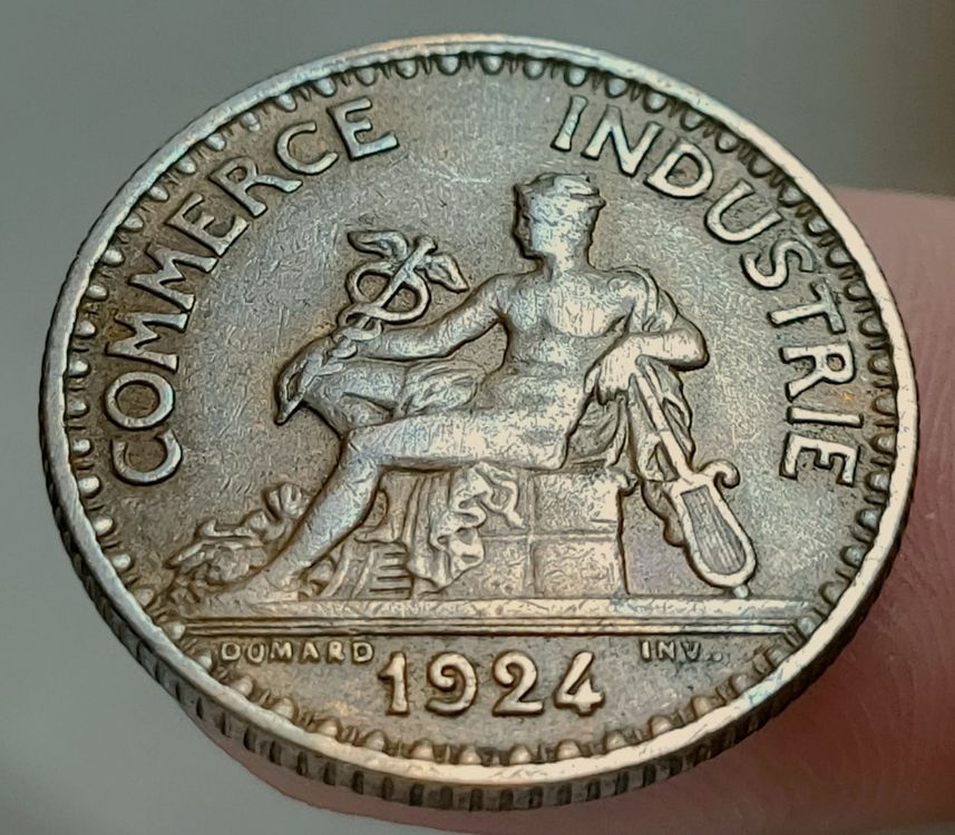 FRANKREICH 1 FRANC 1924 Kaufen auf Ricardo