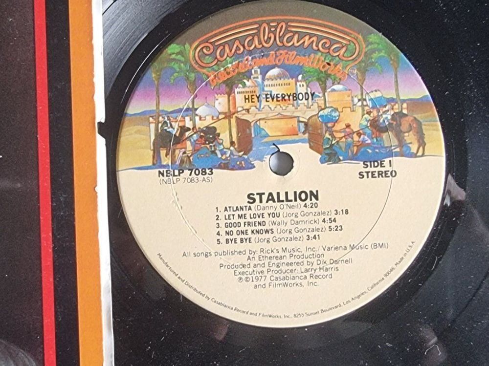 Dischi in vinile: LP Stallion  – Hey Everybody – Usato da Schaffhausen venduto da Kellerrassel 1