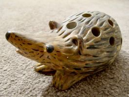 Igel Ton Skulptur Stifte Halter Büro Deko Figur A)