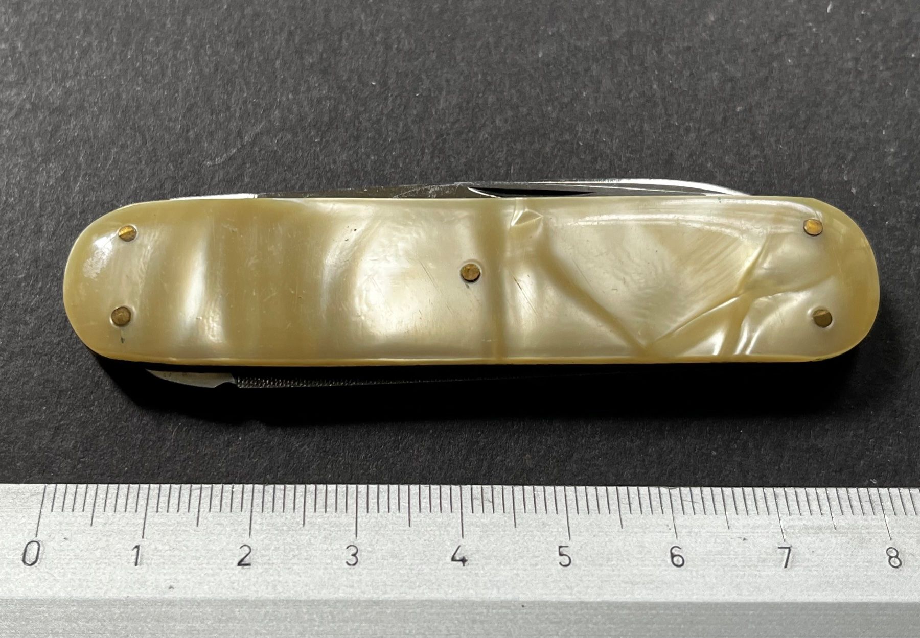 Solingen Coltelli tascabile: Taschenmesser Solingen 81 mm mit Manicure-Klinge – Usato da Zürich venduto da FV.vintage 6