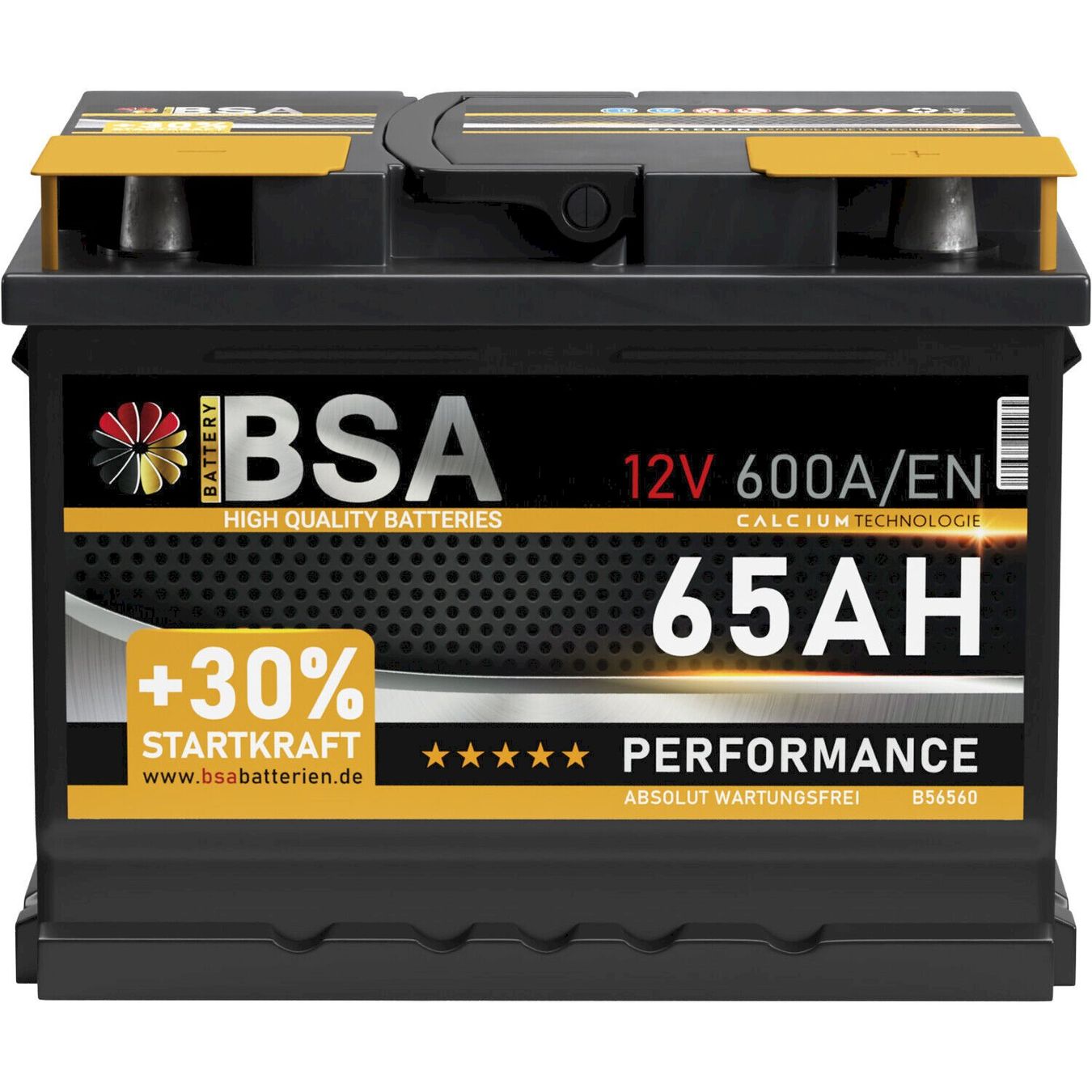Batterie: BSA Autobatterie 65Ah 12V – Nuovo e nell'imballaggio originale da Bottighofen venduto da zaap