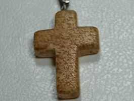 kreuz anhänger,,,jaspis